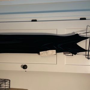 floor length velvet gown